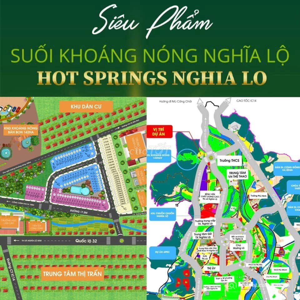 Bán đất thổ cư: SIÊU DỰ ÁN SUỐI KHOÁNG NÓNG 142ha