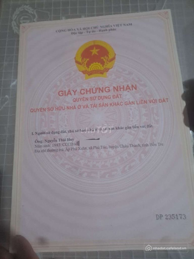 Bán đất thổ cư: bán đất