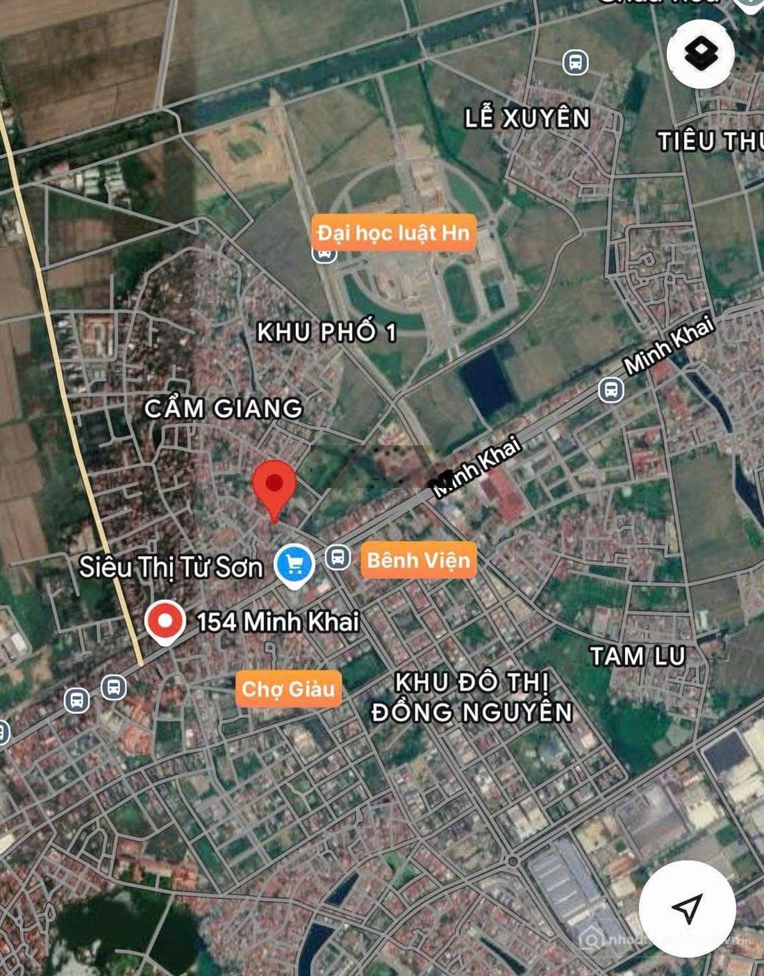Bán nhà riêng: Bán nhà c4 lô góc gần trường ĐH Luật, siêu thị, bệnh viện Từ Sơn