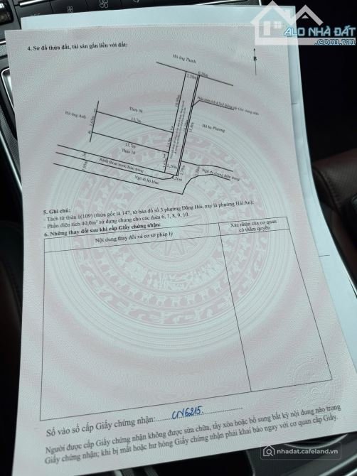 Bán đất thổ cư: Bán lô đất Đằng Hải, Hải An, Hải Phòng - Dtmb: 40m2, ngõ rộng 2