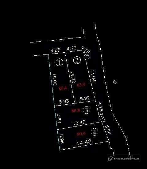 Bán đất thổ cư: Bán đất nền 80m2 tại Cao Đức, Gia Bình, Bắc Ninh, giá cắt lỗ