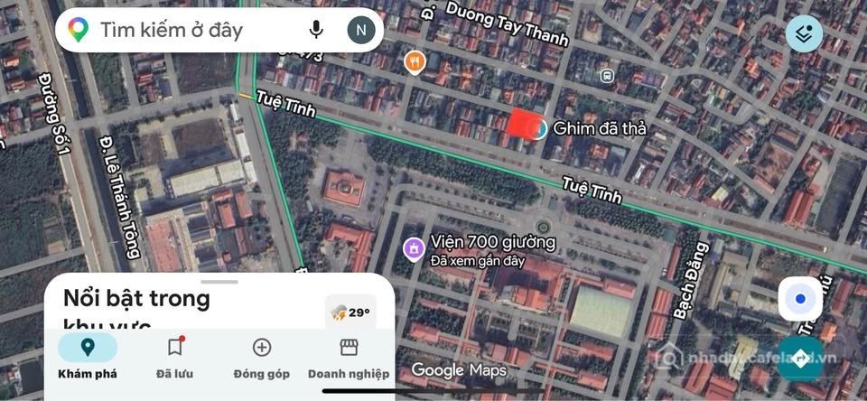 Bán đất thổ cư: Đất vàng đối diện bệnh viện Ninh Bình, kinh doanh cực đỉnh