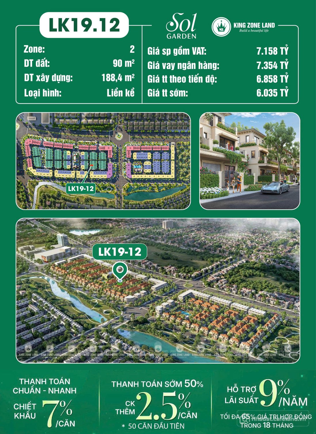 Bán biệt thự: Liền kề Sol Garden, sở hữu vị trí, nắm giữ giá trị