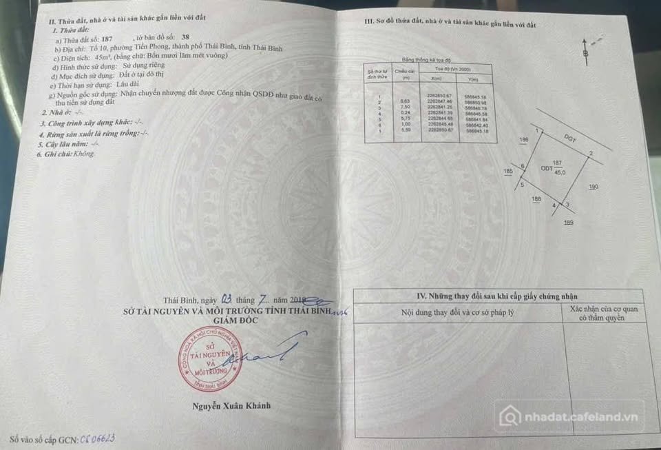 Bán nhà riêng: Bán nhà 3 tầng tại Tiền Phong, vị trí trung tâm, cách đường Bùi S