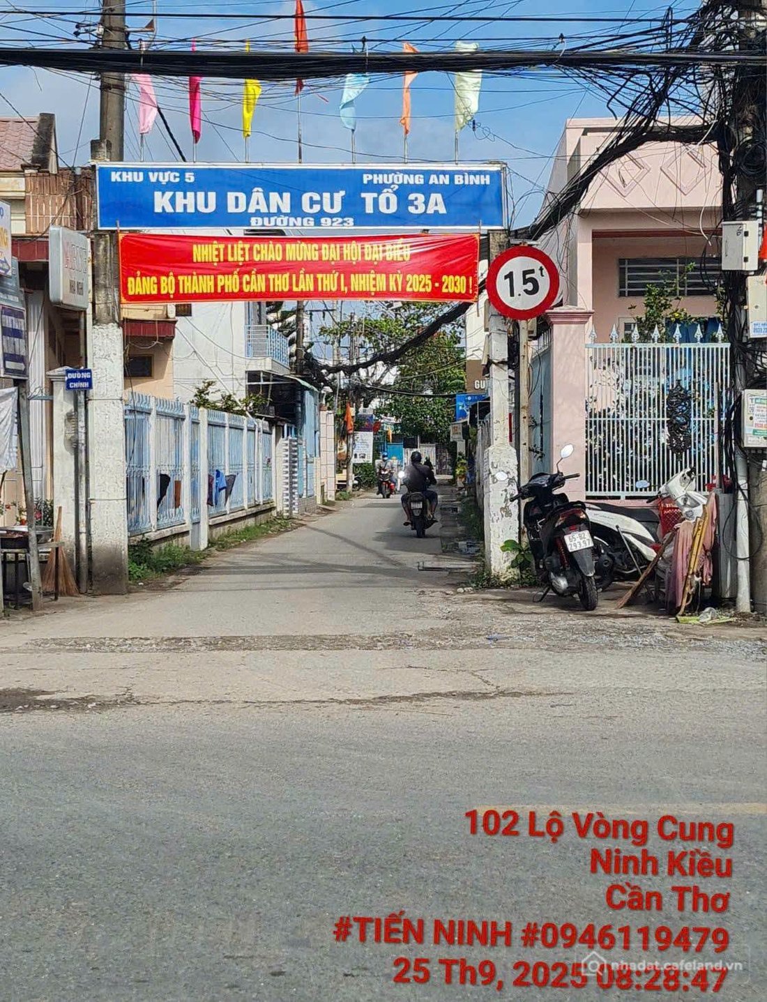 Bán nhà riêng: Nhà góc 2 mặt tiền khu dân cư 3A Cần Thơ, giá rẻ như đất
