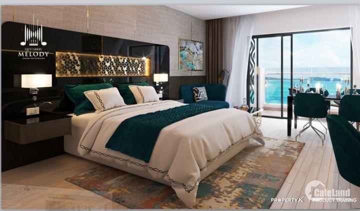 Căn Hộ khách sạn Melody TP Biển Quy Nhơn giá chỉ 33 tr/m2, CK 3%, ở lâu dài