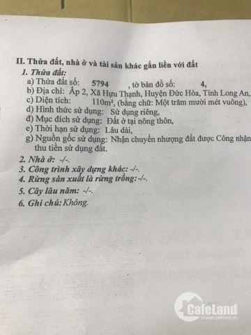 Kẹt tiền nên bán gấp lô đất nằm góc Long An, xã Hựu Thạnh, Huyện Đức Hòa giá 1,5 tỷ LH : 0339838120