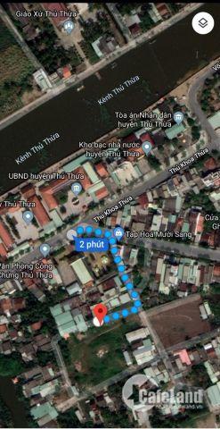 Đất xây trọ khu dân cư đông đúc tại Thị Trấn Thủ Thừa gần KCN Long Hậu