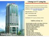 Cần bán gấp căn hộ 3 phòng ngủ chung cư Petrowaco 97-99 Láng Hạ, view Láng Hạ - Hồ Thành Công