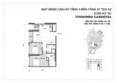[Vin Gardenia] Chính chủ cần bán căn 2PN tòa A2, tầng thấp view nội khu, giá rẻ, full nội thất