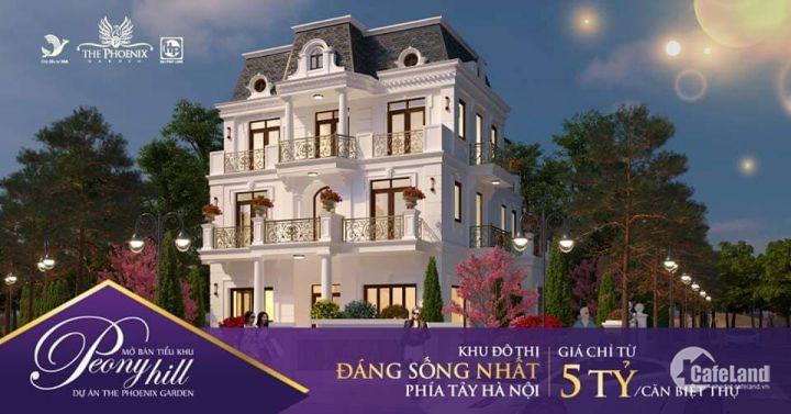 Bán biệt thự nghỉ dưỡng đáng sống bậc nhất khu vực phía tây Hà Nội