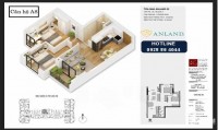 Cần bán căn chung cư 2 PN, ban công Đông Nam, dự án Anland Premium Nam Cường, Hà