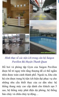 Cần bán hoặc cho thuê Căn Hộ Saigon Pavillon, Quận 3, Giá rẻ, Full nội thất.