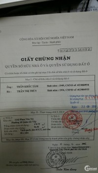 Bán nhà mặt tiền đường PHAN VĂN TRỊ phường 10 quận GÒ VẤP LH 090.13.23.176