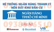 (16/06/2019) NGÂN HÀNG VIB BANK HỖ TRỢ THANH LÝ 24 NỀN ĐẤT KHU DÂN CƯ, SHR