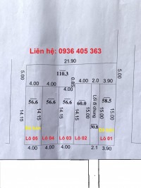 Bán mảnh đất 56 m2 trục chính Lâm Tiên,Đông Anh,Hà Nội