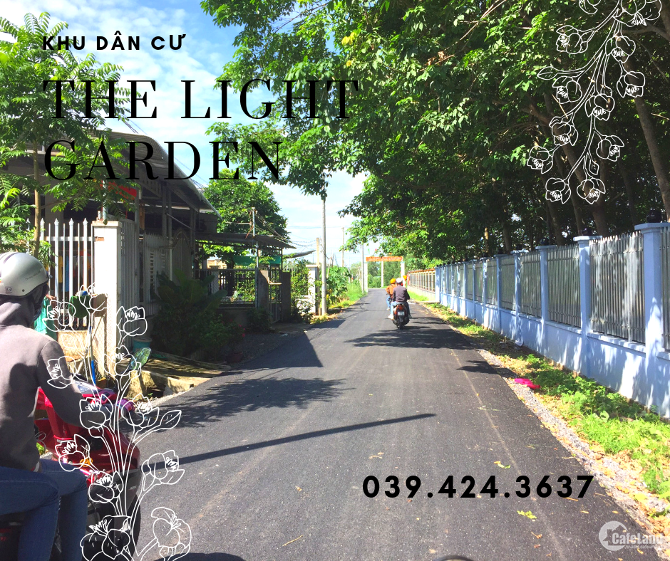 THE LIGHT GARDEN đất đầu tư, xây trọ - Điểm nóng đầu tư khu công nghiệp, sân bay