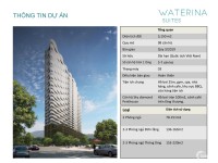 Mở bán căn hộ Nhật Bản Waterina Suites Quận 2, TT 50% nhận nhà, CK: 8%