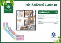 Căn hộ 2 PN. 2Wc Dt 63m2 giá 1ty6 cuối năm bàn giao vào ở ngay/0911079565