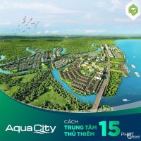 Sống xanh hiện đại, khu đô thị sinh thái nhà phố, biệt thự ven sông Aquacity