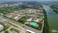 Biệt thự nhà phố ven sông Vàm Cỏ mặt tiền QL1A  TT Tp Tân An chỉ từ 1,7 tỷ