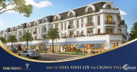 Mở bán dự án khu đô thị Crown Villas Thái Hưng, vị trí đẹp, gía sốc.