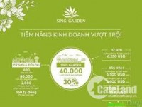 Nhà phố thương mại sing garden vsip bắc ninh