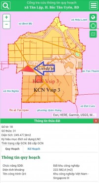 Đất nền KCN VSIP 3 Bắc Tân Uyên (quy mô 1000ha)