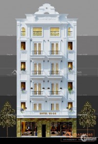 Cho thuê nhà mặt phố Ngụy Như Kon Tum mặt tiền 9m, 120m2 x 7 tầng.
