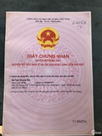 Bán nhà Hà Huy Giáp. HXH 6M. SHR