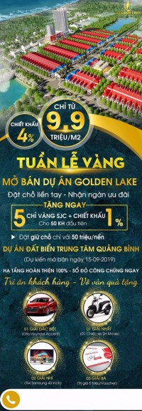 dự án GOLDEN LAKE - Quảng Bình đất vàng cho đầu tư