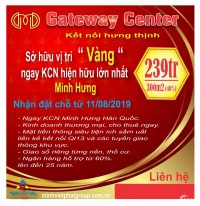 ĐẤT KCN - ĐẦU TƯ NGAY - NHANH TAY KẺO TRỄ