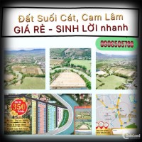 MỞ BÁN: đất ven sông Suối Cát, Cam Lâm, Khánh Hòa chỉ 4tr/m2 (KDC Sand River)