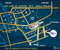 Cơ hội cuối sở hữu đất ngay sân bay # Long Thành # SHR #699 triệu #CK 7%
