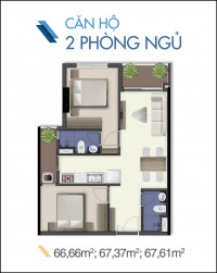 CẦN TIỀN BÁN GẤP CĂN 2PN Q7 RIVERSIDE HƯỚNG NAM GIÁ 1,893 TỶ