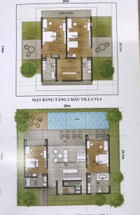 Bán căn Villa 4 phòng ngủ , Duy nhất Rosa Alba Resort . Số đẹp VL 79 ,410m2