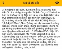 Đất Trung Tâm P. Mỹ Phước - TX. Bến Cát ( Giá Đầu Tư )