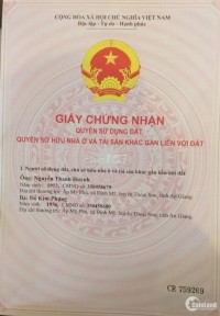 Nền thổ cư Tp Long Xuyên, An Giang - 88.8m2 - 750 trđ