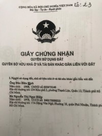 DAT NEN MT HA HUY GIAP - QUAN 12 - GIA UU DAI - NGAN HANG HO TRO 60%