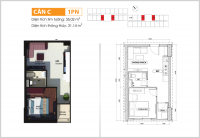 Chuyển nhượng căn 1PN Bcons Suối Tiên, Giá 870tr view hồ bơi [VAT, Phí CN]