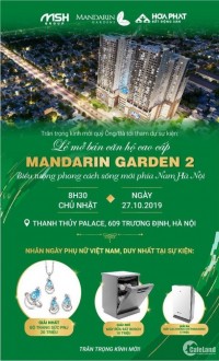 MUA NGAY KẺO LỠ ️️️  10 CĂN HỘ MANDARIN GARDEN 2 CUỐI CÙNG  