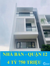 Bán gấp nhà 1 trệt 2 lầu ngay KDL Bến Xưa, cách Gò Vấp 500m, chỉ 4,75 tỷ.