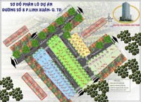 Bán đất dự án đường 8, Linh Xuân, sát QL1K, giá tốt nhất khu vực chỉ 2ty3/nền ,