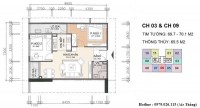 Bán gấp chung cư A10 Nam Trung Yên, 61 m2, giá: 2,1 tỷ