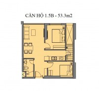 Giải mã sức hấp dẫn đặc biệt của căn hộ 53,3 m2 –Mipec Rubik 360 (122 Xuân Thủy)