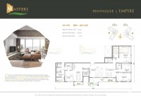 Bán căn hộ Penthouse Masteri AN Phú Thảo Điền Q2, 208m2, có sân vườn, giá 15.5ty