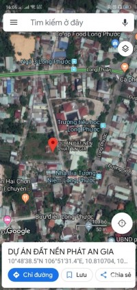 Cần tiền cho con du học bán nhanh lô đất tại ngã ba Long Thuận, Long Phước Q9