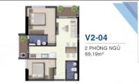 Căn hộ Cao cấp Block VENUS Saigon Riverside, Quận 7. 70m2 -2 ty7