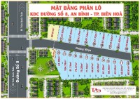 Bán đất phường An Bình, TP. Biên Hòa, hiện chỉ còn 2 nền, dt 60m2 vuông vức