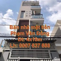 Bán nhà Mặt Tiền Phạm Văn Đồng, Bình Thạnh, Kinh doanh sầm uất.